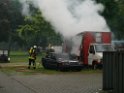 Brand Frittenwagen Pkw Koeln Vingst Passauerstr P16